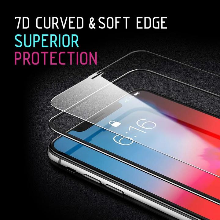 Immagine prodotto Crong Vetro nano flessibile 7D - Szkło hybrydowe 9H na cały ekran iPhone 11 / iPhone XR (1 Pezzo/i, Apple iPhone 11)