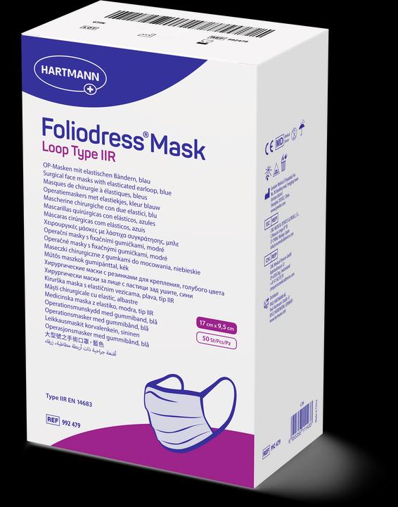 Produktbild Foliodress Mask Loop Typ IIR 50 Stk (Typ II, 50 x)