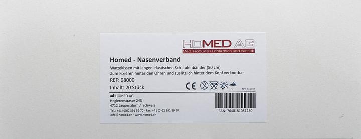 Actual product image Homed Nasenverband unsteril universal (20 x)