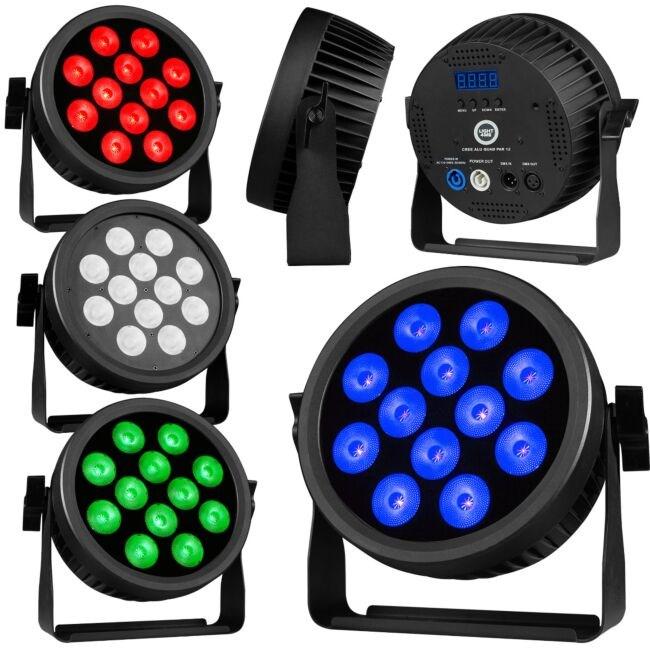 Immagine prodotto Light4Me CREE ALU QUAD PAR 12 par Licht