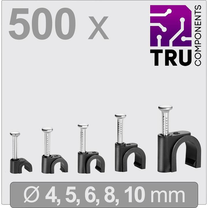 Tru Components T24CA133 Nagelschellen TC-13448484 Bündel-Ø-Bereich 2 bis 10 mm