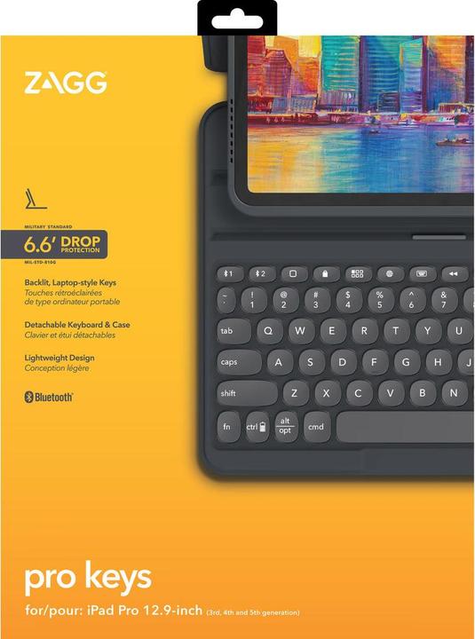 Actual product image Zagg Keyboard Pro Keys Pro Charcoal (Eng. Int., iPad)