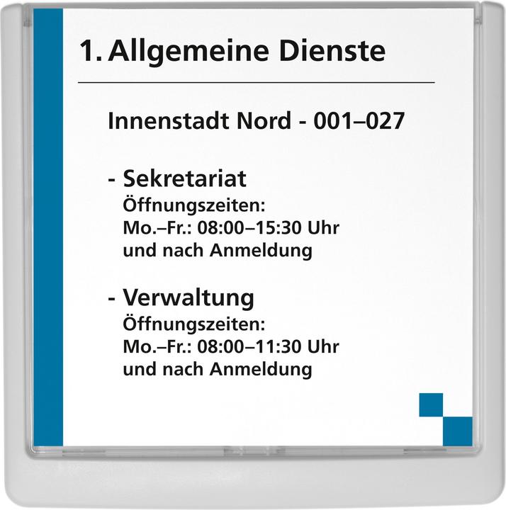 Produktbild Durable Türschild Click Sign