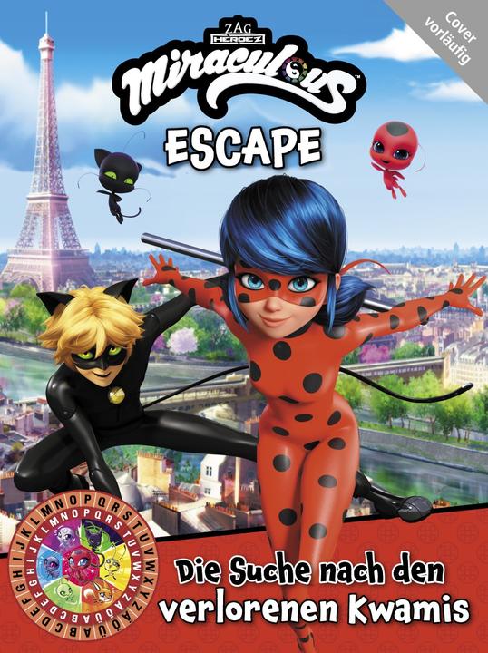 Actual product image Panini Miraculous ESCAPE - Die Suche nach den verlorenen Kwamis (German, Claudia weber, 2023)