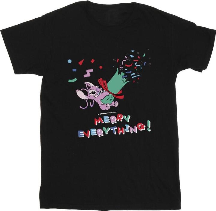 Disney Lilo And Stitch Angel Merry Everything TShirt (3XL)