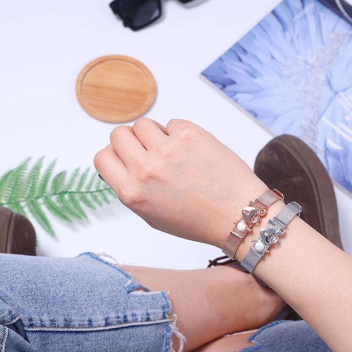 Immagine prodotto Heideman Bracciale a rete lucidato (100% acciaio inossidabile)