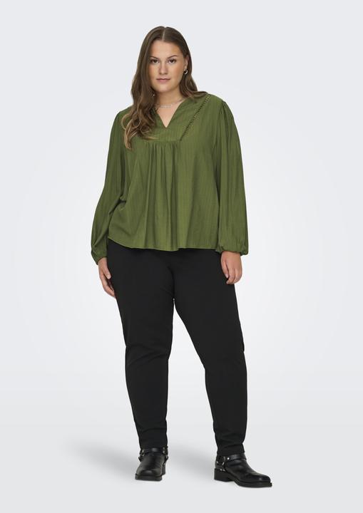 Immagine prodotto Only Vestibilità regolare Scollo a V Polsini elasticizzati Maniche a sbuffo Top Top (48)