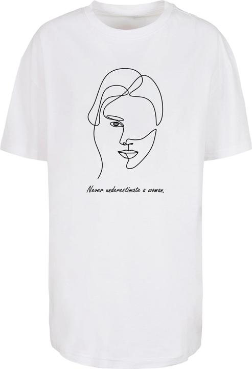 Immagine prodotto Merchcode Donna WD - Maglietta boyfriend oversize con figura femminile - 118361 (XL)