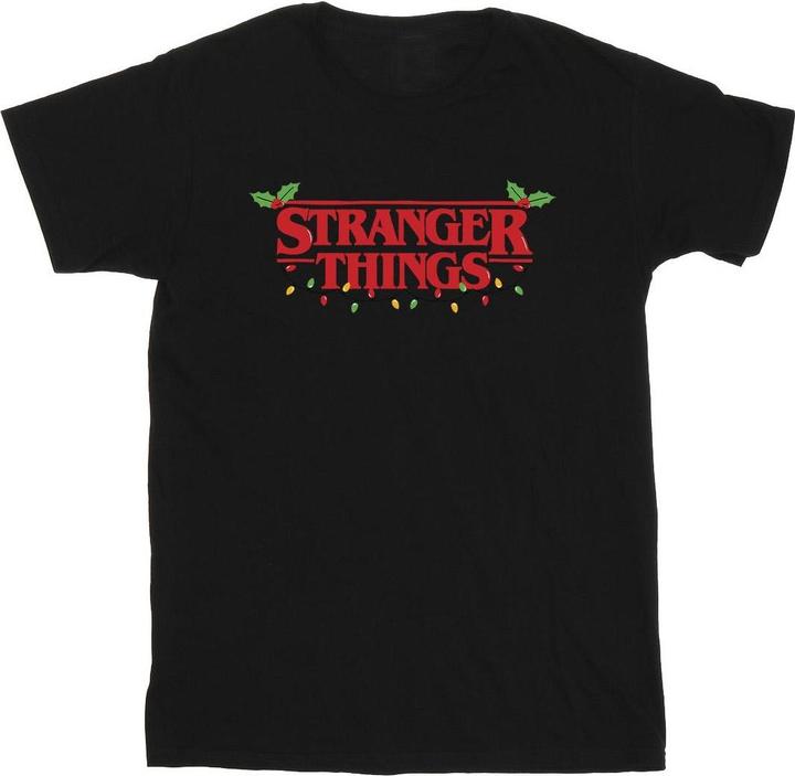 Netflix Stranger Things Christmas Lights TShirt Mädchen