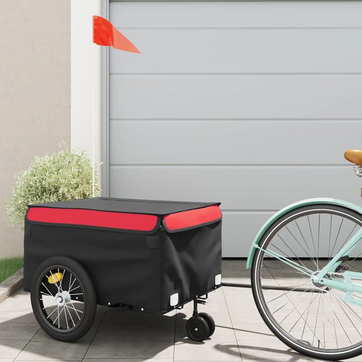 Image du produit VidaXL Fahrradanhänger 45 kg Eisen