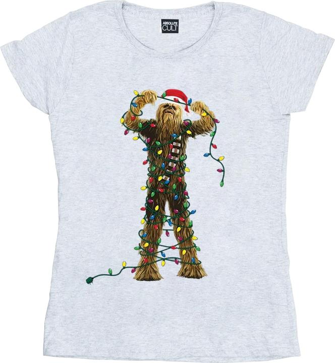 Star Wars Chewbacca Christmas Lights TShirt (M)