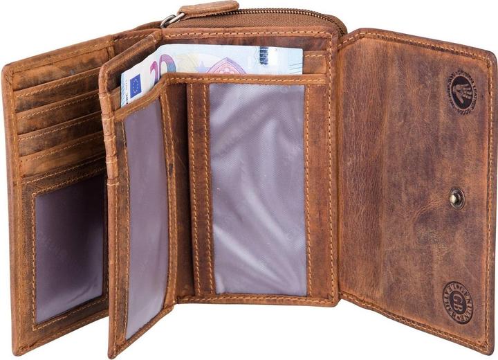 Immagine prodotto Greenburry Portafoglio Vintage 1607 con combinazione di zip RFID