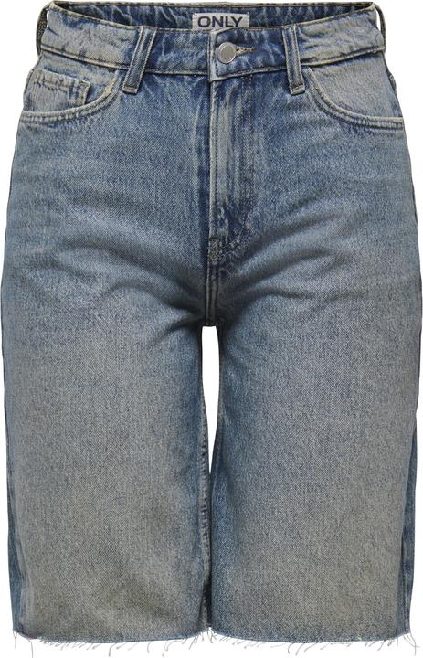 Only ONLCARO Hohe Taille Locker geschnitten Jeans-Shorts Jeans-Shorts