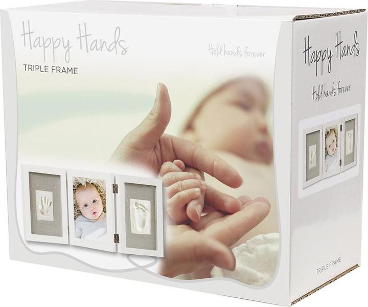 Produktbild Dooky Happy Hands Abdruckset Baby Print Trible Frame