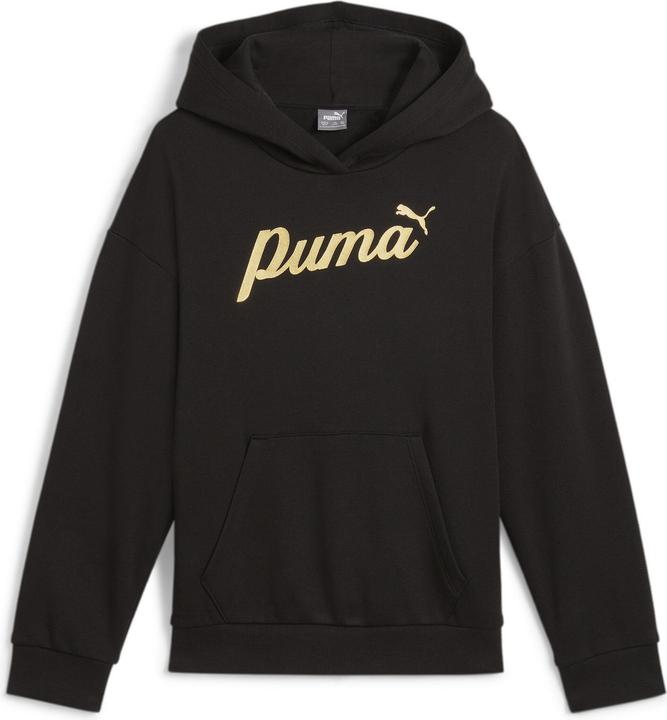 Immagine prodotto Puma ESS+ SCRIPT Felpa con cappuccio metallizzata FL G (116)