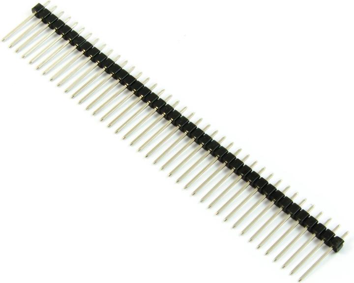Actual product image Purecrea Male connector Male 1 X 40 pin RM 2.54mm straight long pin