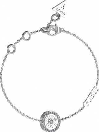 Guess Decent steel bracelet with zircons Love JUBB04082JWRHS (18.50 cm, Edelstahl)