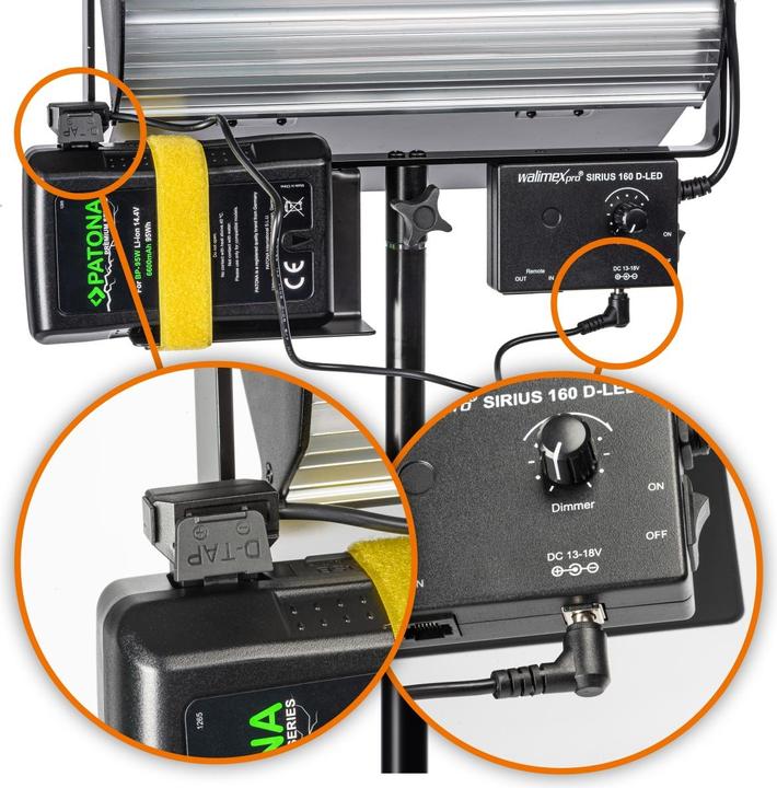 Image du produit Walimex pro par LED Sirius 160 Bi Color (éclairage de studio)
