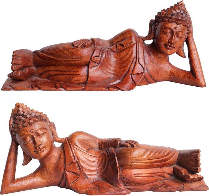 Produktbild Something Different Figur Akazienholz Liegender Buddha