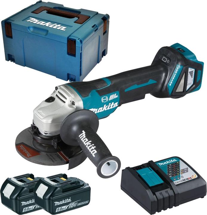 Actual product image Makita 18V Battery Angle Grinder DGA517RTJ (125 mm)
