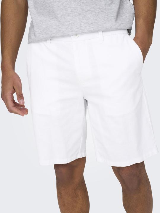 Actual product image Only & Sons ONSMARK 0011 COTTON LINEN SHORTS Chino shorts (XS)
