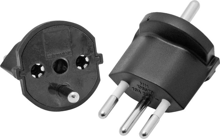 Max Hauri Fixadapter Kupplung Schuko (Typ 12, CEE 7/7)