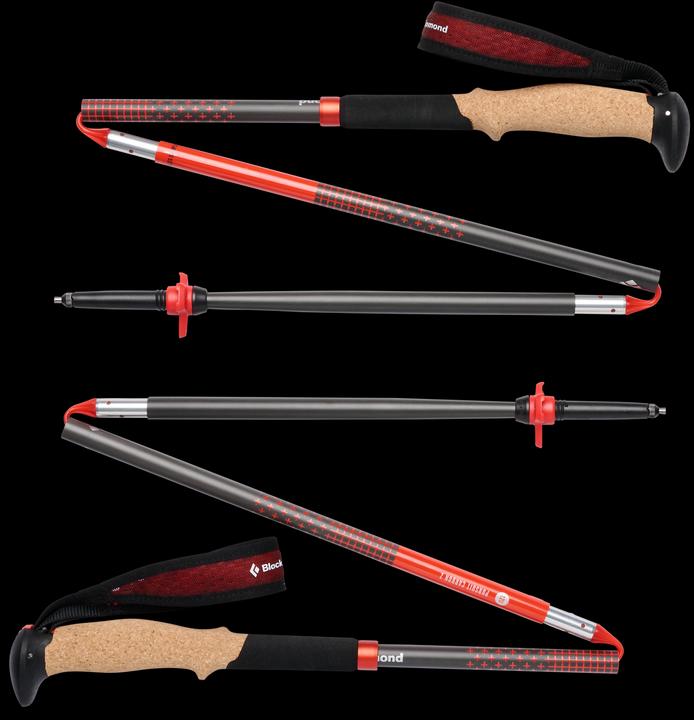 Image du produit Black Diamond Treckingst?cke Pursuit Carbon Z (anthrazit/orange, 1 Paar, 125 cm)