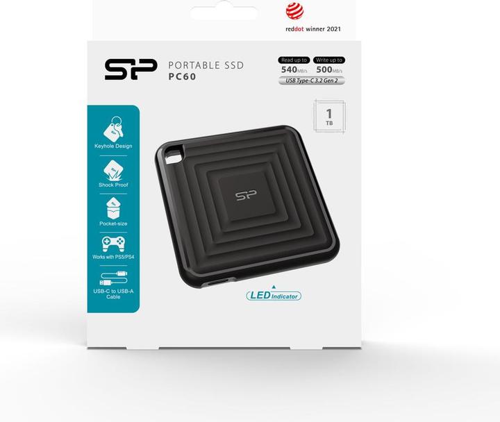 Actual product image Silicon Power PC60 (1 TB)