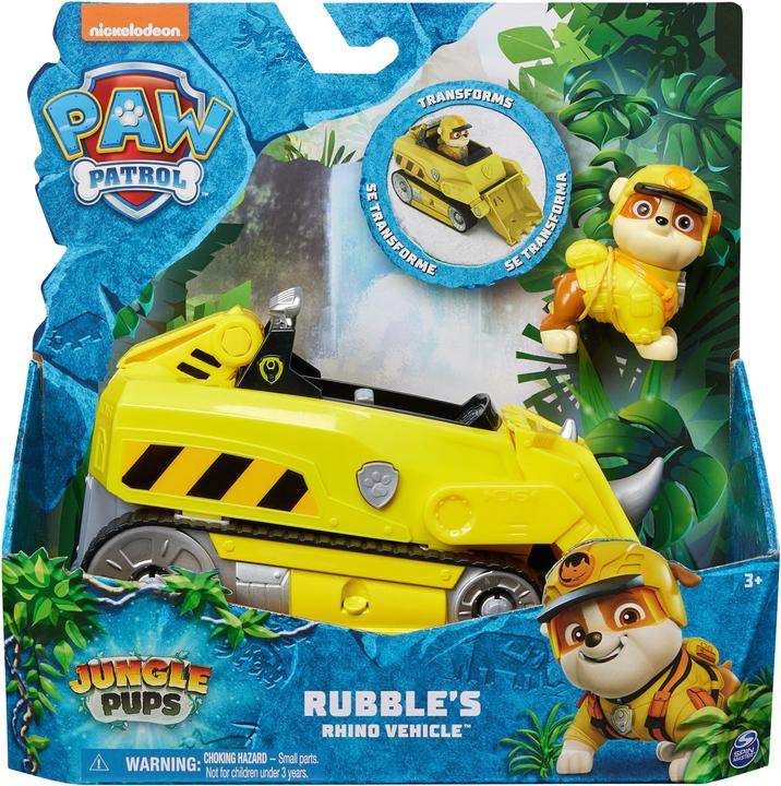 Produktbild Spin Master Paw Patrol Jungle Pups, Tiger Vehicle von Chase, Spielzeugtruck mit Actionfigur zum Sammeln, Kinders