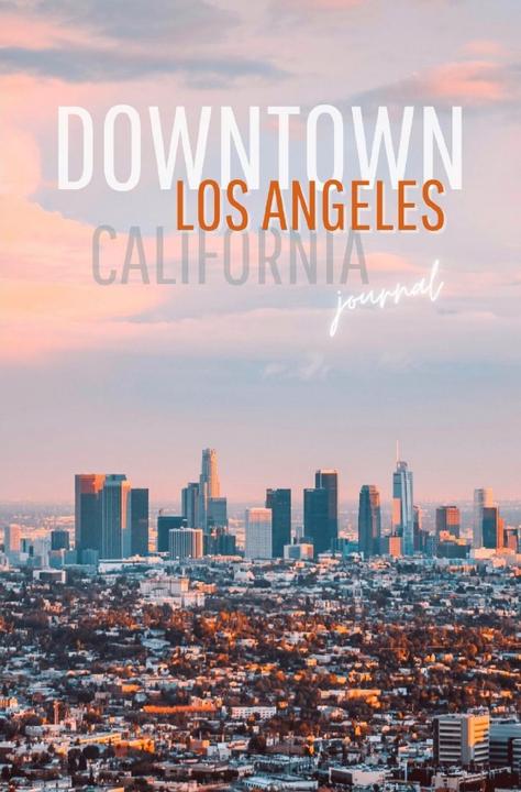 Produktbild DOWNTOWN LOS ANGELES | CALIFORNIA: Notizheft - DINA5 - Liniert (Glanz-Cover) | 120 Seiten, 60 Blatt (Liniert, Harter Einband)