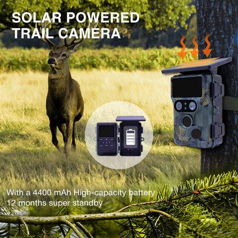 Productafbeelding Stealth Gear Nightjar Dual-Cam Solar 4K Wifi Wildcamera