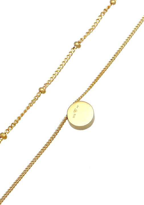 Produktbild Elli Halskette Choker Layer Kristall Kugelkette 925 Silber (925er Sterling Silber, Glaskristall, 36 cm)