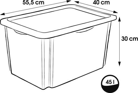 Immagine prodotto keeeper Winnie (55,5 x 40 x 30 cm, 45 l)