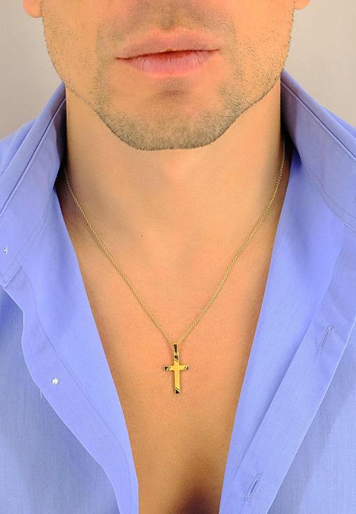 Image du produit Muau Croix (750, Or blanc, Or jaune 18 carats)
