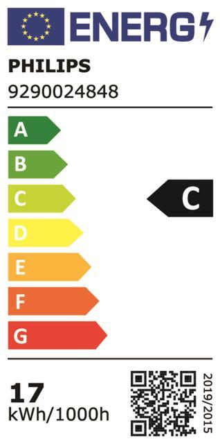 Energy Label Philips Professional 31625600 (E27, 17 W, 2800 lm, 1 x, C)