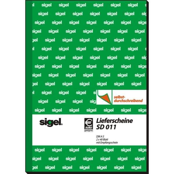 Immagine prodotto Sigel Modulo di bolla di consegna Formato carta: DIN A5 Autocopiante: Sì (40 x)