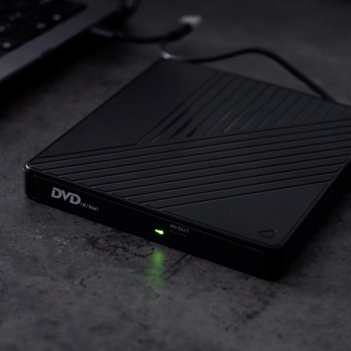 Produktbild Apfelkiste Externes Laufwerk Brenner Slim USB C/USB 3.0 DVD-RW Laufwerk & SD/MicroSD Reader für MacBook/Laptop (CD Brenner, DVD Brenner)