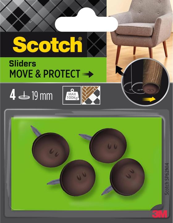 Image du produit Scotch Échelle de pieds de chaise (Clou coulissant, 4 pièce(s))