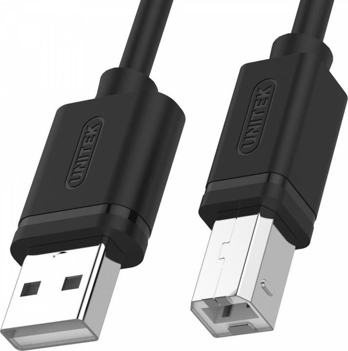Produktbild Unitek Y-C420GBK USB Kabel USB 2.0 USB A USB B (3 m, USB 2.0)