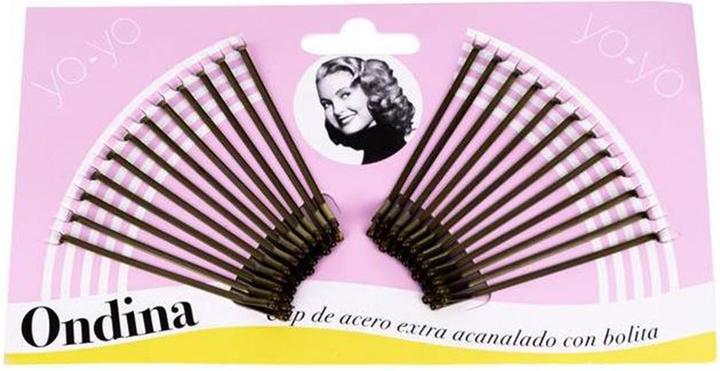 Immagine prodotto Caso Cura dei capelli Eurostil: Ondina Bronze Clips (12 pz.)