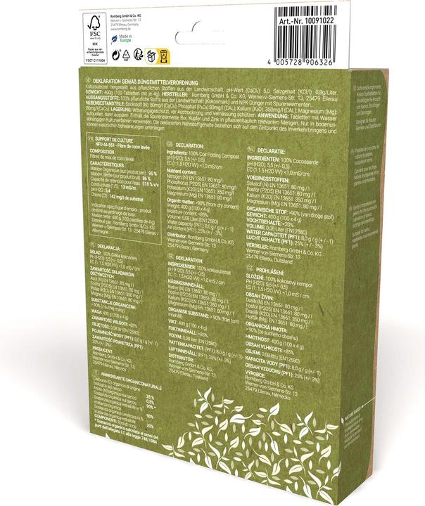 Actual product image Romberg Coconut spring tablets