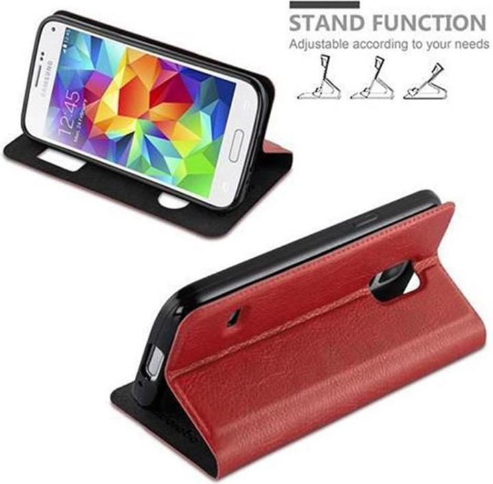 Produktbild Cadorabo Book mit View Doppelfenster Cover (Samsung Galaxy S5 Mini)