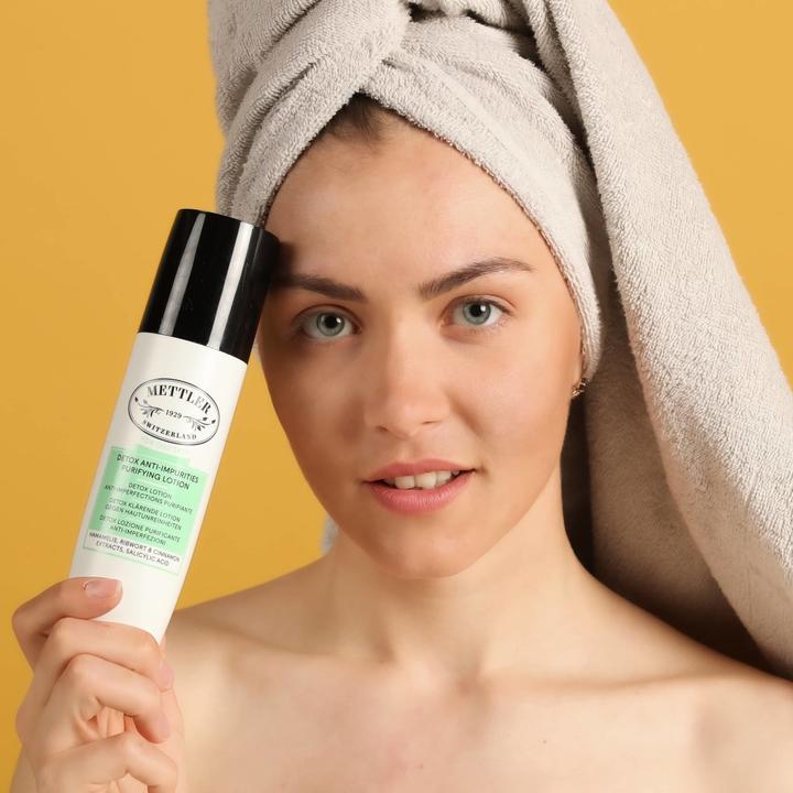 Actual product image Mettler1929 Detox Clarifying Lotion Against Skin Blemishes Skin Blemishes (Cleaning cloths, 200 ml)