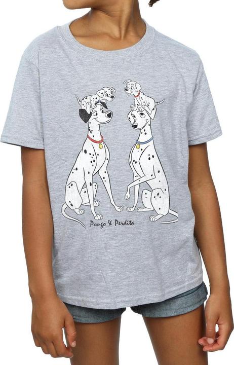 101 Dalmatians Pongo And Perdita TShirt Mädchen