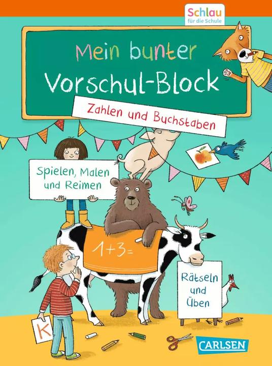 Immagine prodotto Schlau für die Schule: Mein bunter Vorschul-Block (Tedesco, Sabine Rothmund, Christine Mildner, 2023)