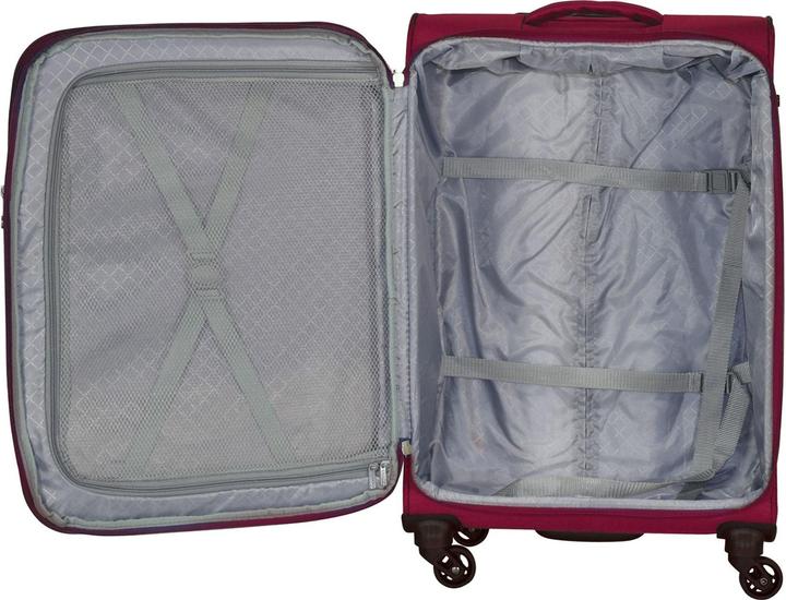 Actual product image D&N Travel Line 6400 2-4-roll suitcase set 3 pcs. (202 l, XL (from 140l))