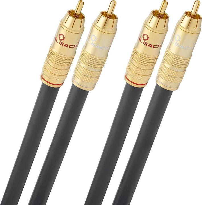 Actual product image Oehlbach Audio connection cable NF 214 RCA cable,, 0.70 m (0.70 m, Cinch)