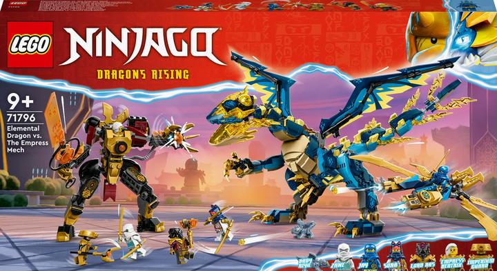 Actual product image LEGO Imperial Mech Duel against the Elemental Dragon (71796, LEGO Ninjago)