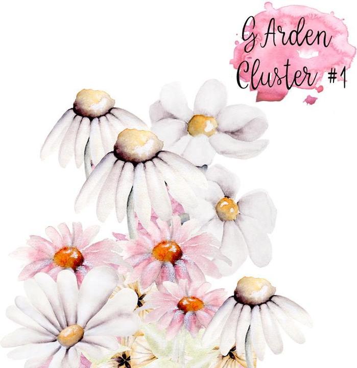 Produktbild Little Rae Prints Wandsticker Flower Garden