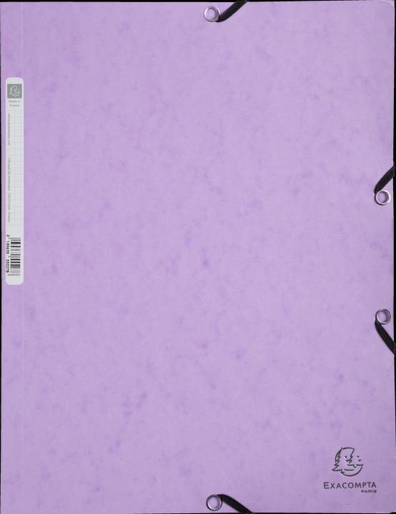 Actual product image Exacompta Collection folder with elastic band (A4, 1 x)